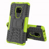 Чехол Hybrid Armor для Huawei Mate 20 (черный + зеленый)