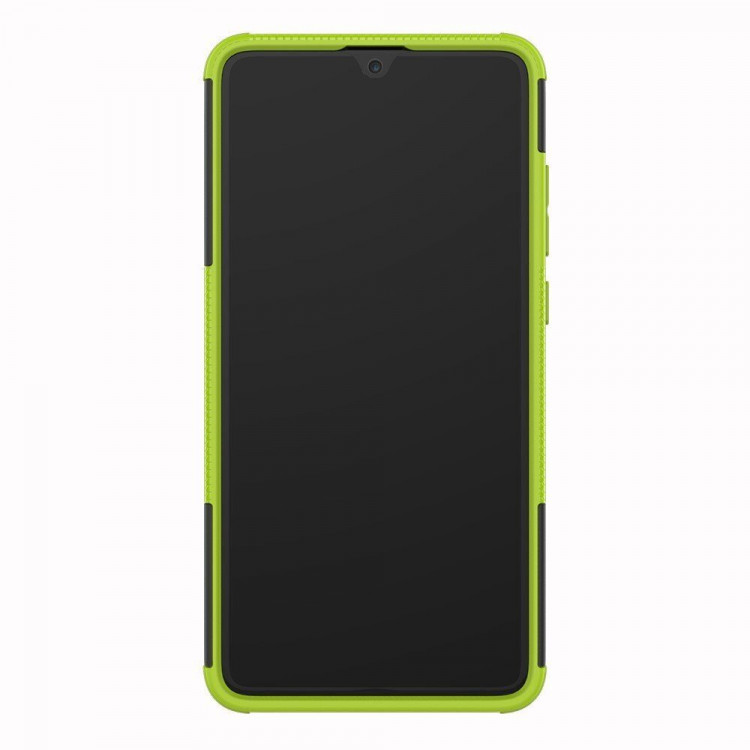 Чехол Hybrid Armor для Huawei Mate 20 (черный + зеленый)