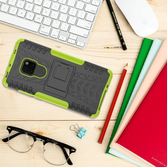 Чехол Hybrid Armor для Huawei Mate 20 (черный + зеленый) Чехол Hybrid Armor для Huawei Mate 20 (черный + зеленый)