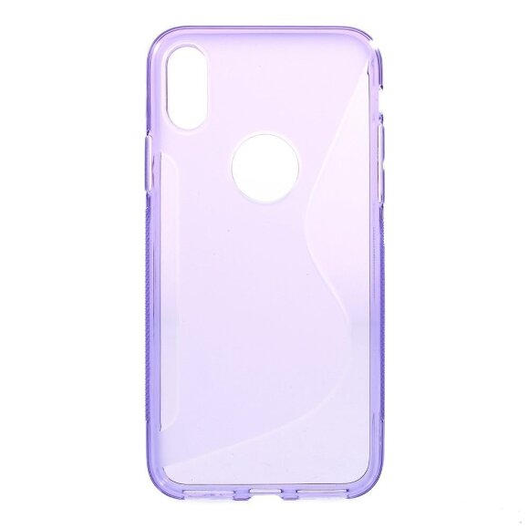 Нескользящий чехол для iPhone X / ХS (фиолетовый) Нескользящий чехол для iPhone X / ХS (фиолетовый)