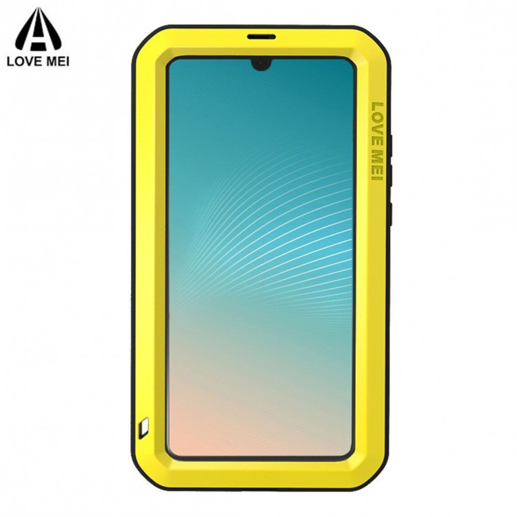 Гибридный чехол LOVE MEI для Huawei P30 Pro (желтый)