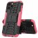 Чехол Hybrid Armor для iPhone 12 Pro Max (черный + розовый)