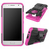 Чехол Hybrid Armor для Motorola Moto G5 Plus (черный + розовый)