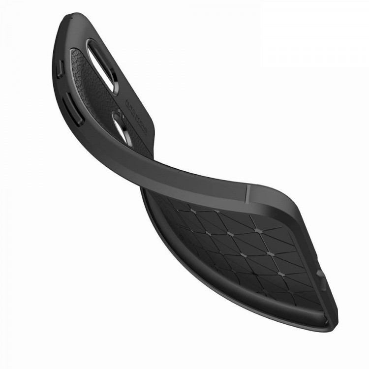 Чехол-накладка Litchi Grain для Google Pixel 2 XL (черный)