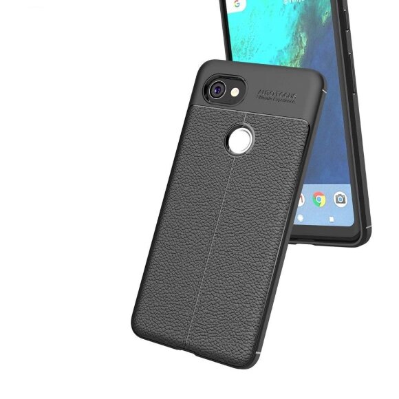 Чехол-накладка Litchi Grain для Google Pixel 2 XL (черный) Чехол-накладка Litchi Grain для Google Pixel 2 XL (черный)
