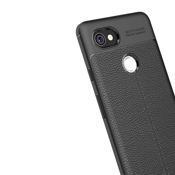 Чехол-накладка Litchi Grain для Google Pixel 2 XL (черный) Чехол-накладка Litchi Grain для Google Pixel 2 XL (черный)