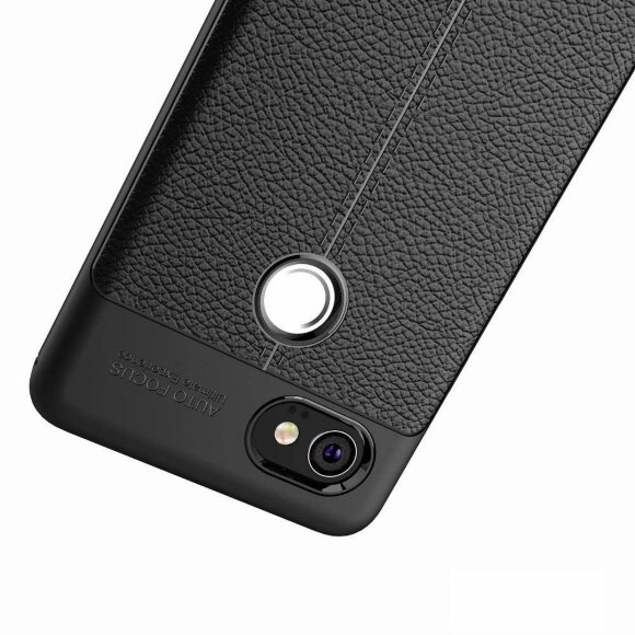 Чехол-накладка Litchi Grain для Google Pixel 2 XL (черный) Чехол-накладка Litchi Grain для Google Pixel 2 XL (черный)