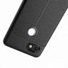 Чехол-накладка Litchi Grain для Google Pixel 2 XL (черный)