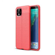 Чехол-накладка Litchi Grain для Google Pixel 4 (красный) Чехол-накладка Litchi Grain для Google Pixel 4 (красный)