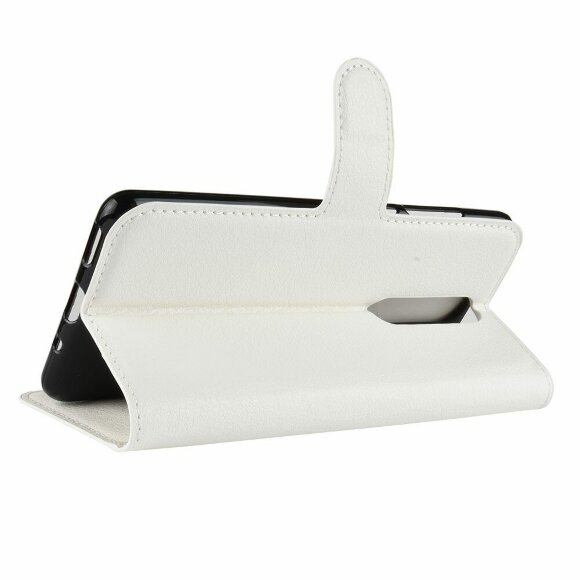 Чехол с визитницей для Nokia 5.1 (белый) Чехол с визитницей для Nokia 5.1 (белый)