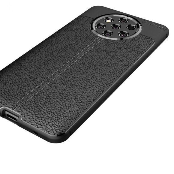 Чехол-накладка Litchi Grain для Nokia 9 PureView (темно-синий) Чехол-накладка Litchi Grain для Nokia 9 PureView (темно-синий)