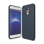 Чехол-накладка Carbon Fibre для Vivo XPlay 6 (темно-синий)