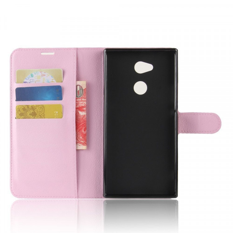 Чехол с визитницей для Sony Xperia XA2 Ultra (розовый)