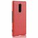 Кожаная накладка-чехол Litchi Texture для Sony Xperia 1 (красный)