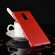 Кожаная накладка-чехол Litchi Texture для Sony Xperia 1 (красный)