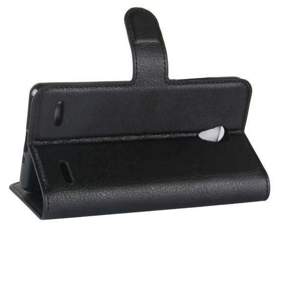 Чехол с визитницей для ZTE Blade A521 (черный)