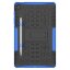 Чехол Hybrid Armor для Samsung Galaxy Tab S6 Lite (черный + голубой)