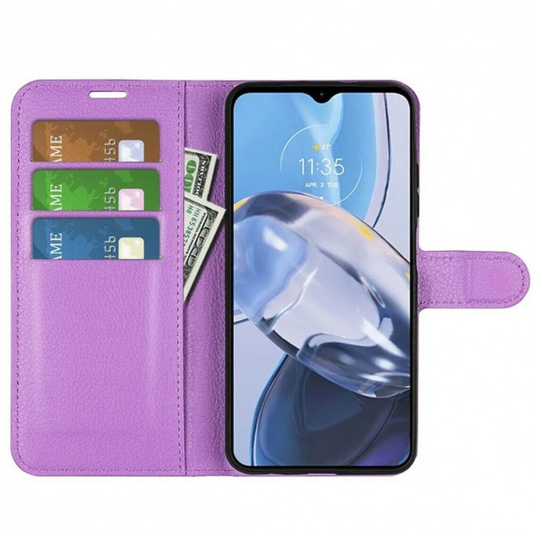 Чехол для Motorola Moto E22, Moto E22i (фиолетовый)