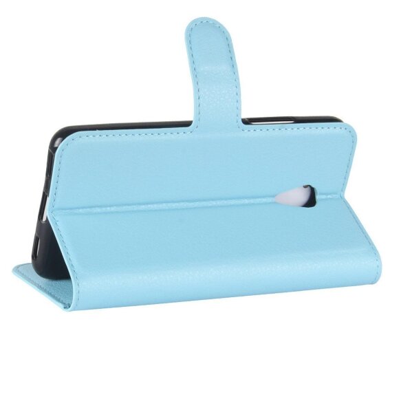 Чехол с визитницей для Meizu A5 / M5C (голубой)