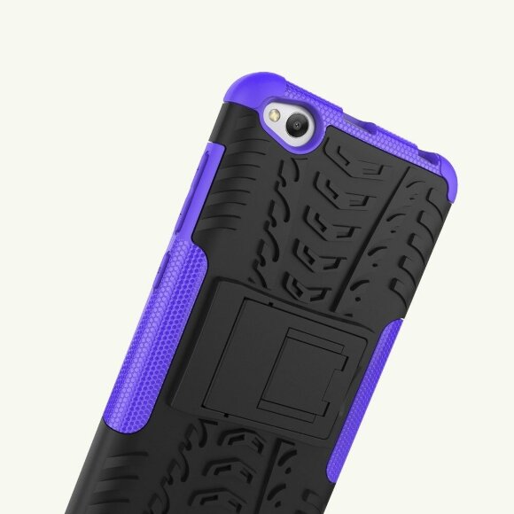 Чехол Hybrid Armor для Xiaomi Redmi 4A (черный + фиолетовый) Чехол Hybrid Armor для Xiaomi Redmi 4A (черный + фиолетовый)