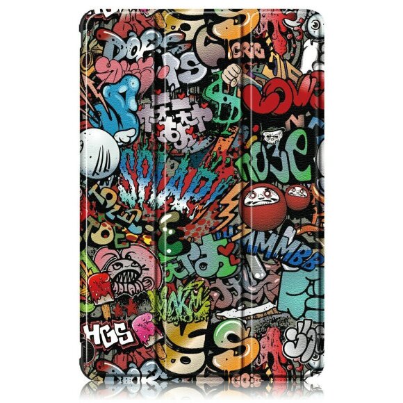 Чехол Smart Case для Samsung Galaxy Tab A7 Lite SM-T220 / SM-T225 (Graffiti)