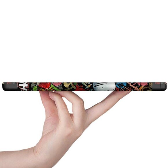 Чехол Smart Case для Samsung Galaxy Tab A7 Lite SM-T220 / SM-T225 (Graffiti)