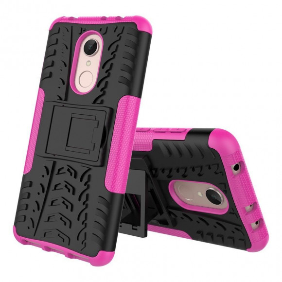 Чехол Hybrid Armor для Xiaomi Redmi 5 (черный + розовый) Чехол Hybrid Armor для Xiaomi Redmi 5 (черный + розовый)