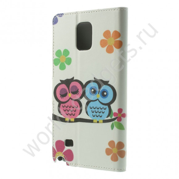 Чехол для Samsung Galaxy Note 4 (Две Совы)