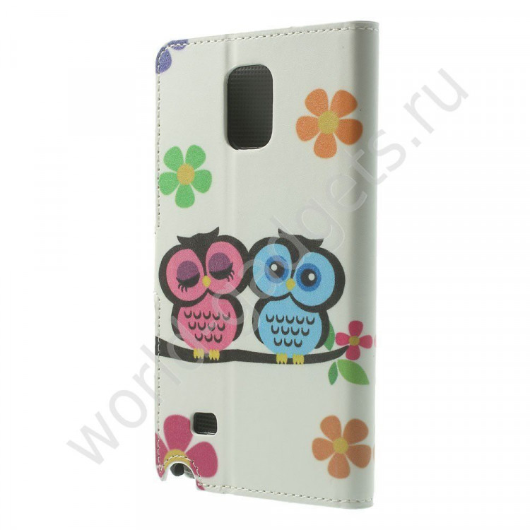 Чехол для Samsung Galaxy Note 4 (Две Совы)
