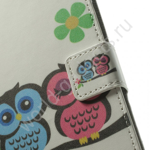Чехол для Samsung Galaxy Note 4 (Две Совы)