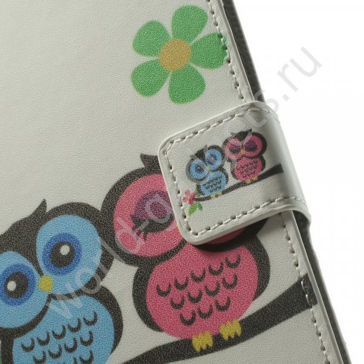 Чехол для Samsung Galaxy Note 4 (Две Совы)