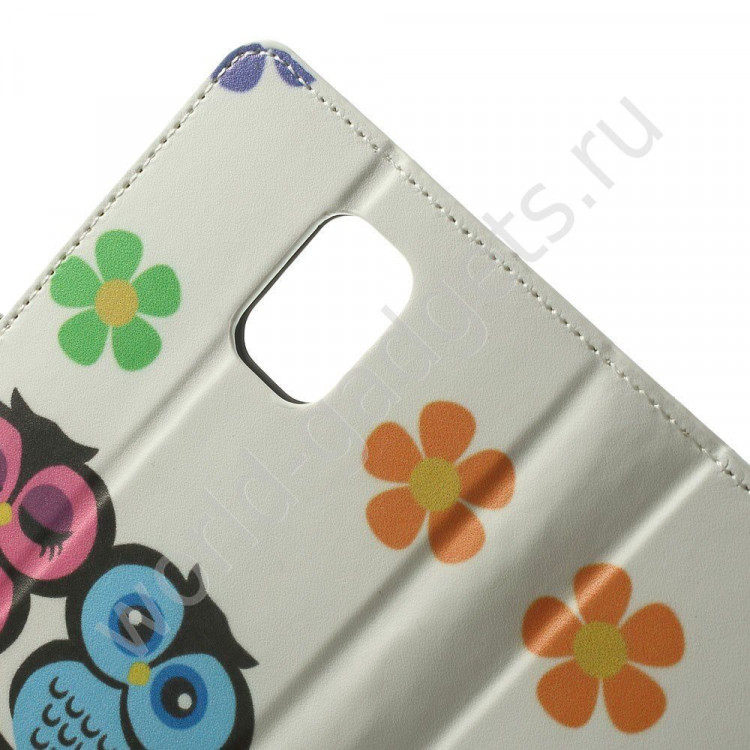 Чехол для Samsung Galaxy Note 4 (Две Совы)