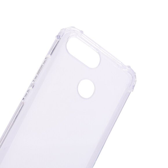 Силиконовый чехол с усиленными бортиками для Xiaomi Redmi 6 (прозрачный) Силиконовый чехол с усиленными бортиками для Xiaomi Redmi 6 (прозрачный)