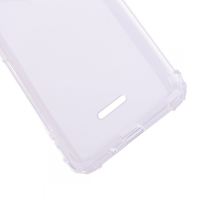 Силиконовый чехол с усиленными бортиками для Xiaomi Redmi 6 (прозрачный)