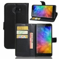 Чехол с визитницей для Xiaomi Mi Note 2 (черный) Чехол с визитницей для Xiaomi Mi Note 2 (черный)