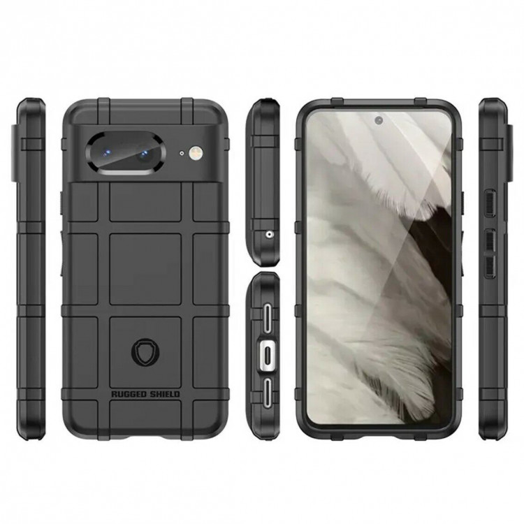 Чехол-накладка Shock-proof для Google Pixel 8 (черный)