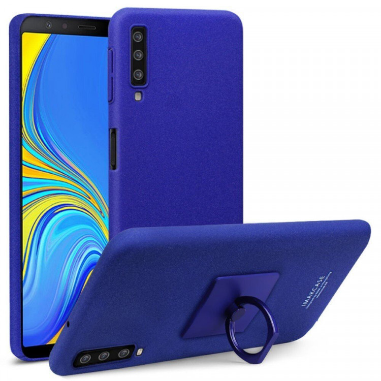 Чехол iMak Finger для Samsung Galaxy A7 (2018) (голубой)