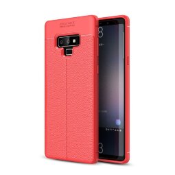 Чехол-накладка Litchi Grain для Samsung Galaxy Note 9 (красный)