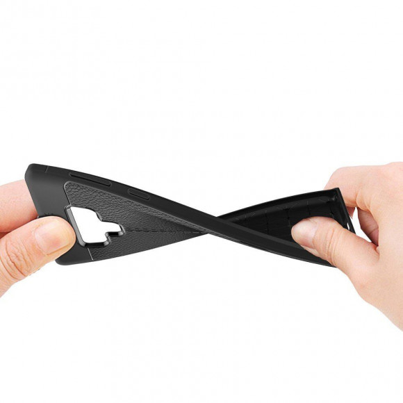 Чехол-накладка Litchi Grain для Samsung Galaxy Note 9 (красный)