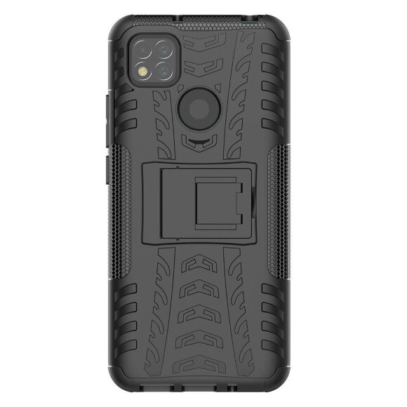 Чехол Hybrid Armor для Xiaomi Redmi 9C (черный)