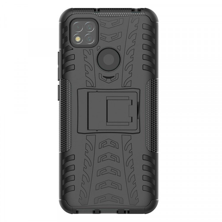Чехол Hybrid Armor для Xiaomi Redmi 9C (черный)