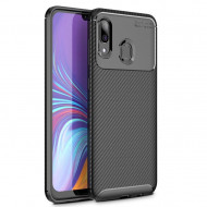 Чехол-накладка Resistant Carbon для Samsung Galaxy A30 / Galaxy A20 (черный) Чехол-накладка Resistant Carbon для Samsung Galaxy A30 / Galaxy A20 (черный)