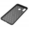 Чехол-накладка Resistant Carbon для Samsung Galaxy A30 / Galaxy A20 (черный)