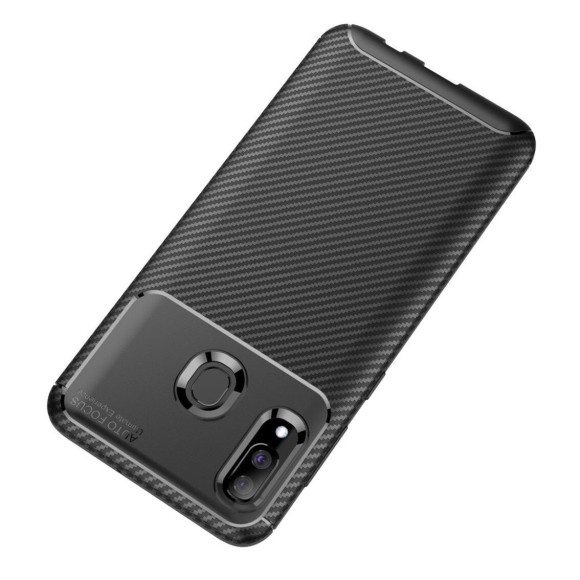 Чехол-накладка Resistant Carbon для Samsung Galaxy A30 / Galaxy A20 (черный) Чехол-накладка Resistant Carbon для Samsung Galaxy A30 / Galaxy A20 (черный)