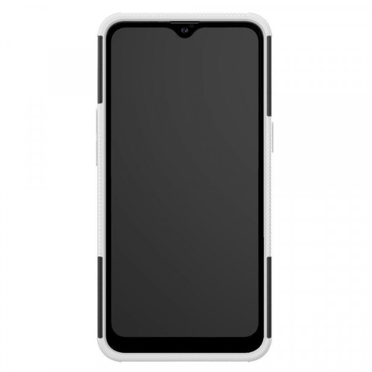 Чехол Hybrid Armor для Samsung Galaxy A10s (черный + белый)