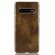 Кожаная накладка-чехол Litchi Texture для Samsung Galaxy S10+ (Plus) (коричневый)