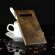 Кожаная накладка-чехол Litchi Texture для Samsung Galaxy S10+ (Plus) (коричневый)