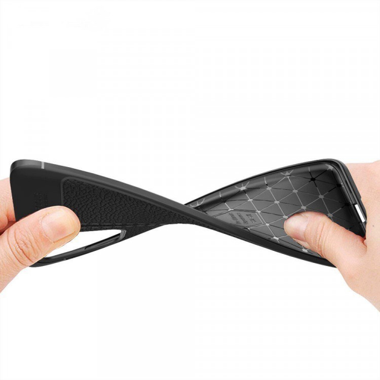 Чехол-накладка Litchi Grain для Samsung Galaxy S20+ (Plus) (красный)