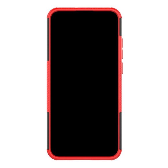 Чехол Hybrid Armor для Huawei P Smart+ (Plus) 2019 / Enjoy 9s / Honor 10i (черный + красный)