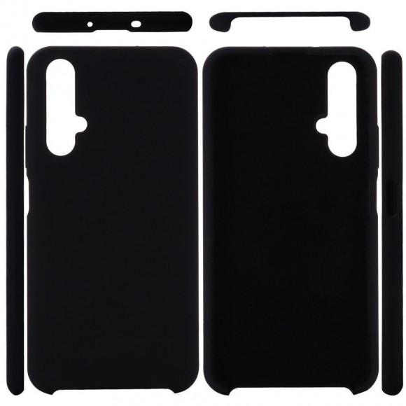 Силиконовый чехол Mobile Shell для Huawei nova 5T / Honor 20 (черный)
